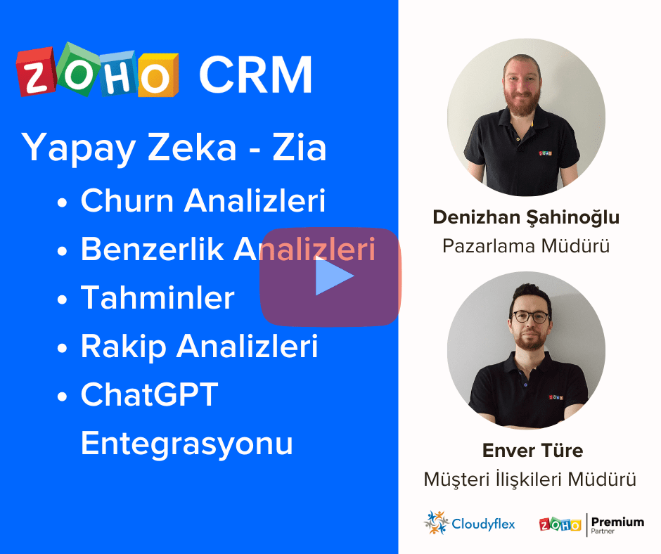 Webinar Özeti : Zoho CRM İçerisindeki Yapay Zeka Özellikleri ve ChatGPT Entegrasyonu